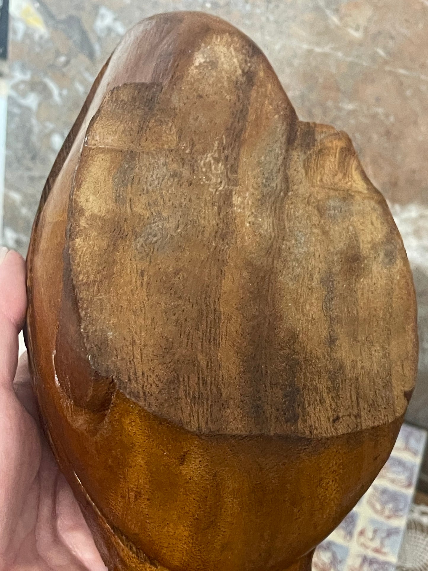 Hand-Carved Timber Duck Trinket Box