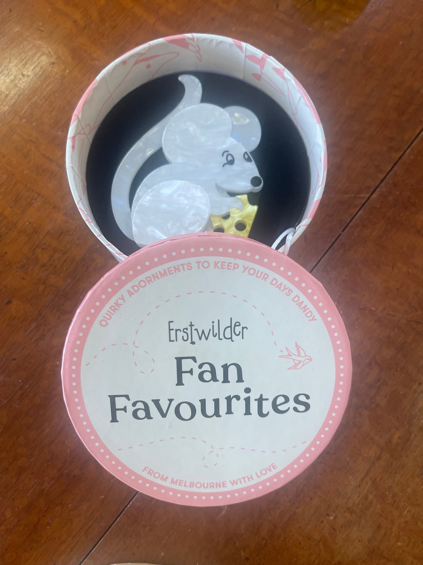 The Manhattan Mouse Brooch by Erstwilder