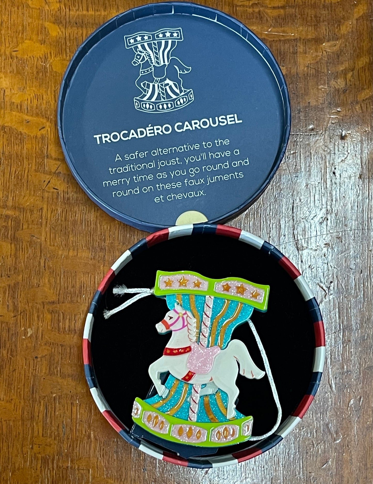 Trocadéro Carousel Brooch by Erstwilder