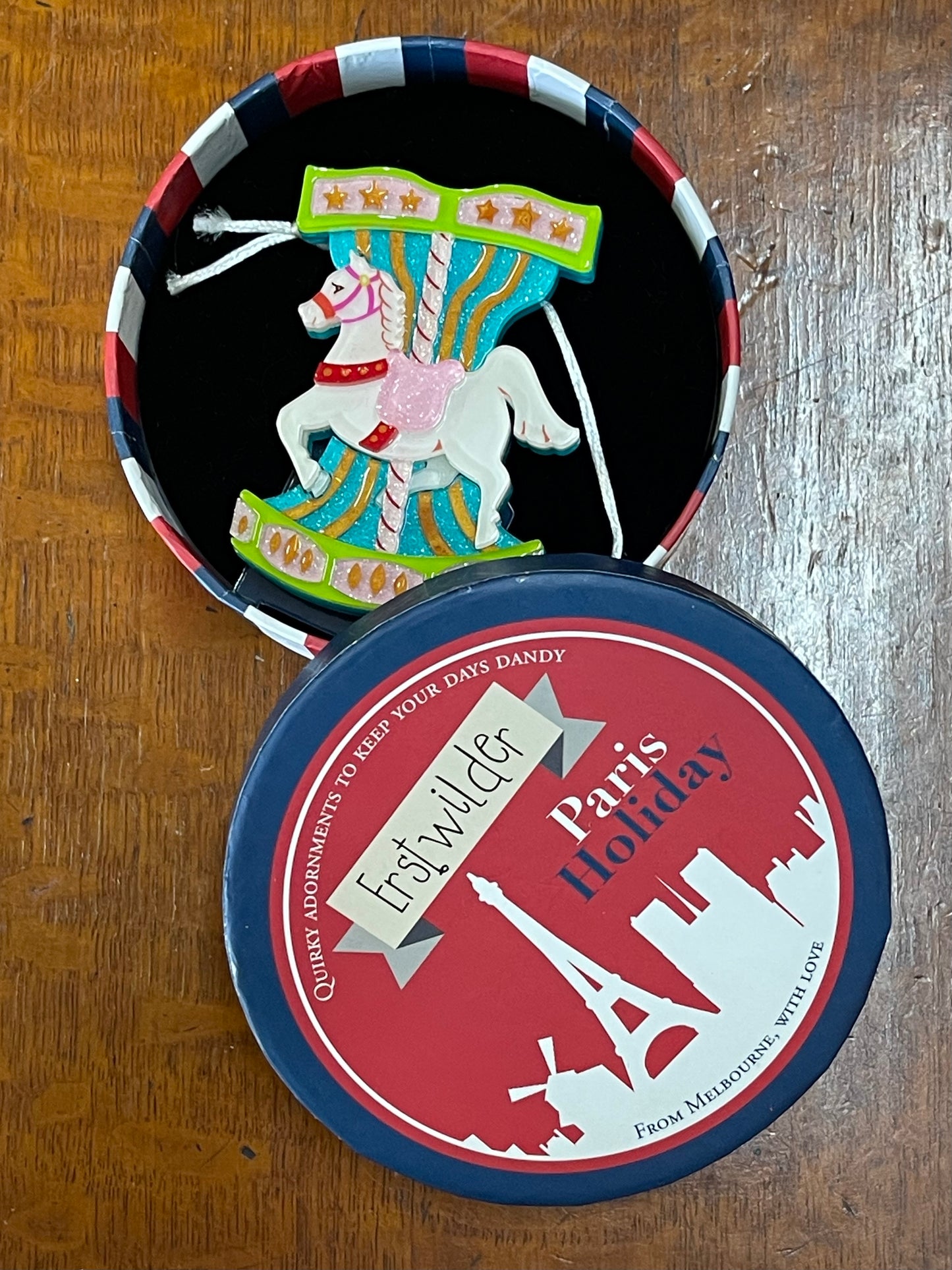 Trocadéro Carousel Brooch by Erstwilder