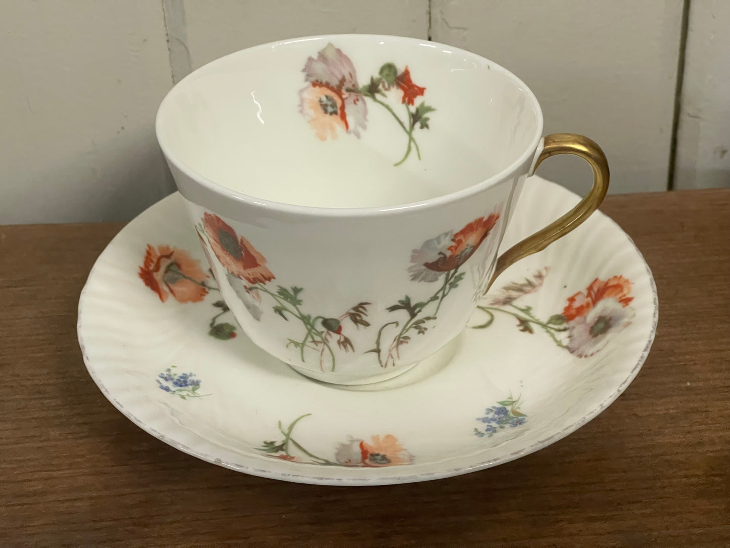Vintage Royal Doulton “Poppies ” Tea Cup and saucer