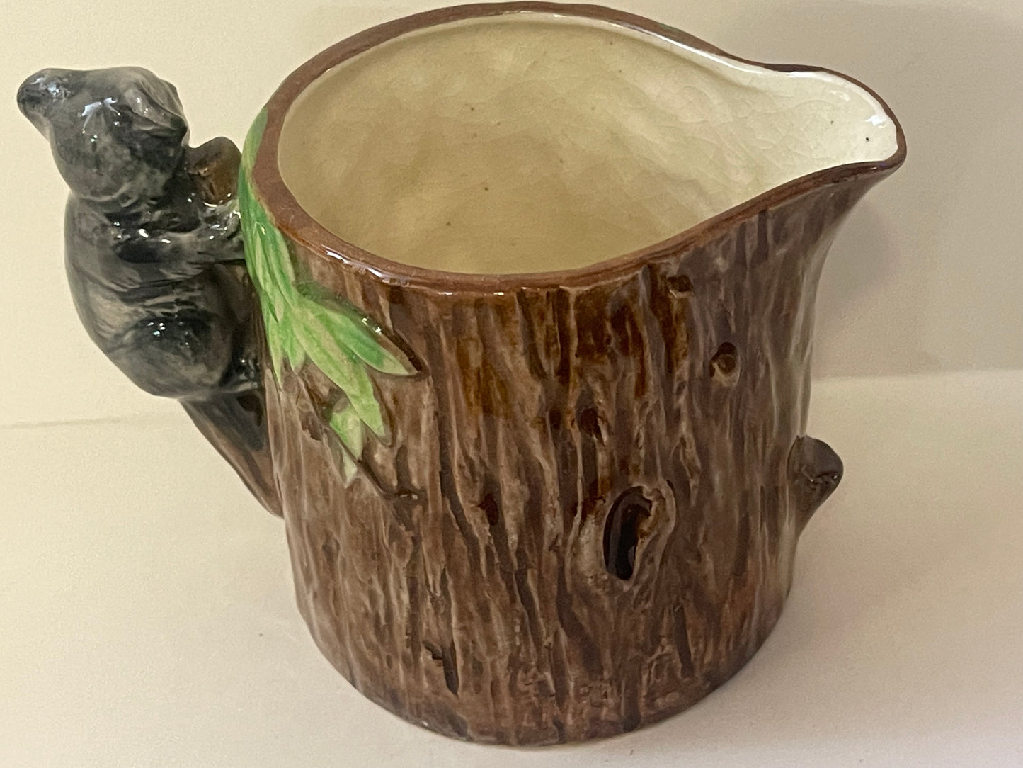 Vintage c.1950s Koala On tree jug by Marutmo Japan