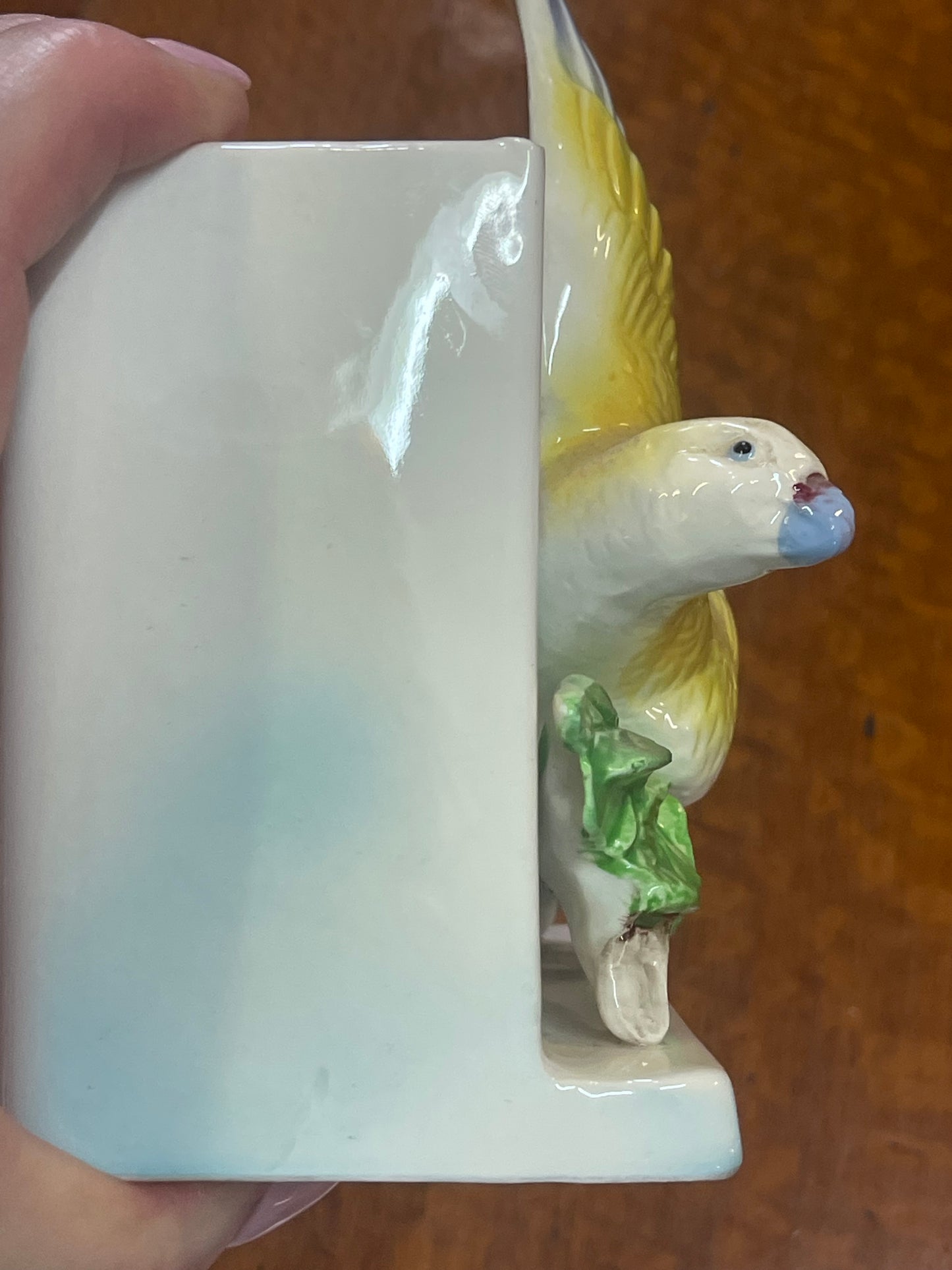 Vintage Bird standing or wall pocket vase c.1950s