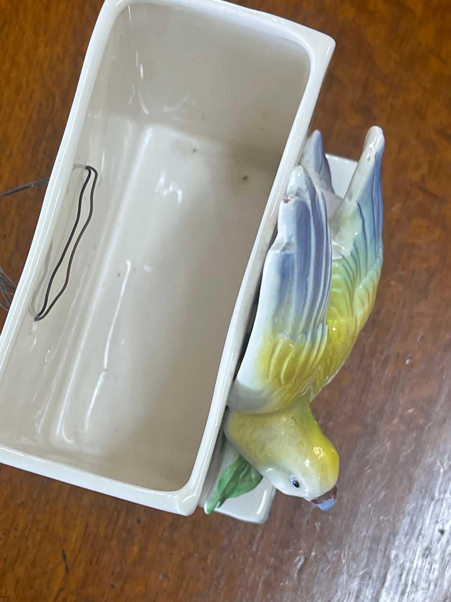 Vintage Bird standing or wall pocket vase c.1950s