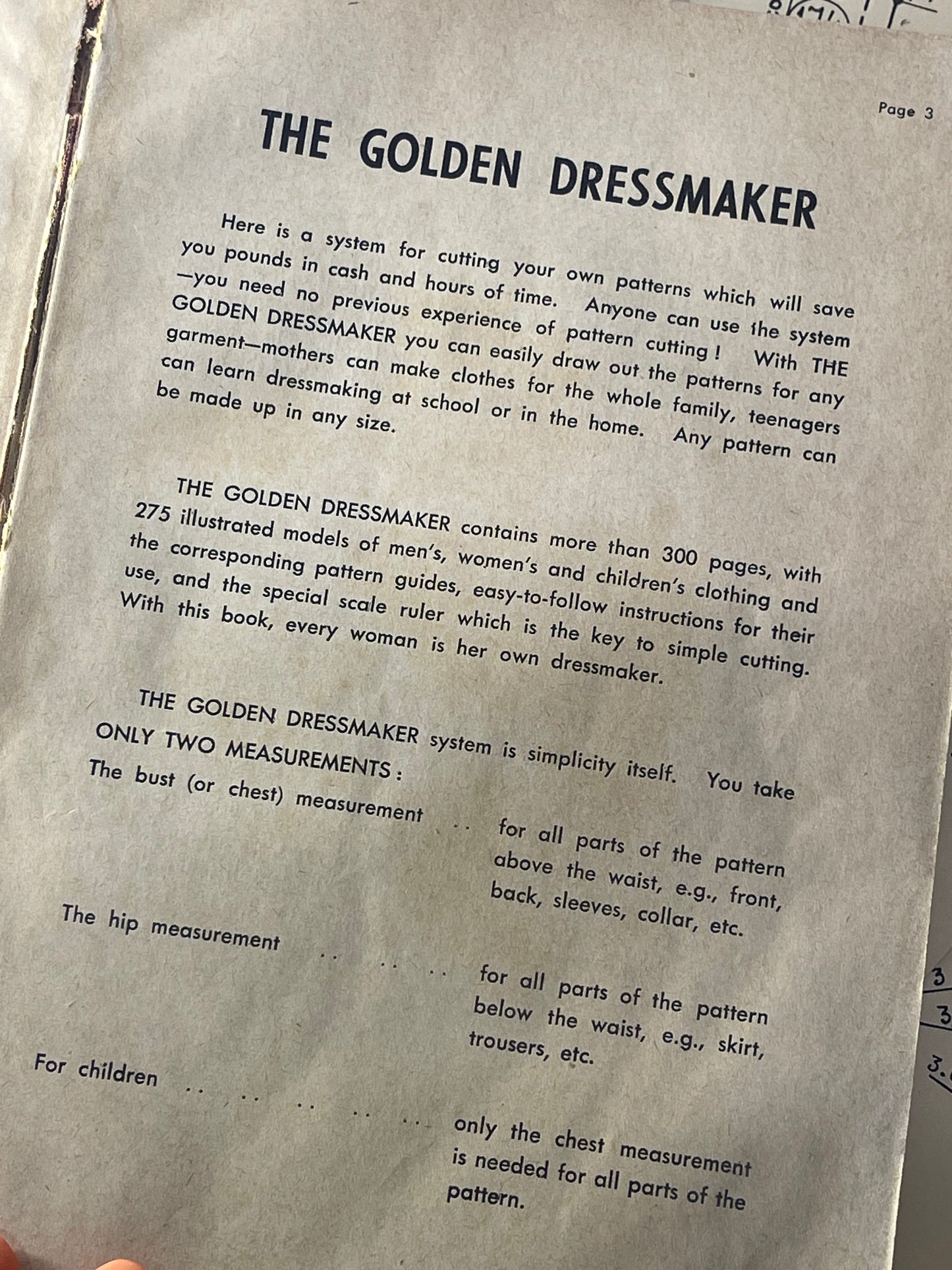 Vintage 50s "The Golden Dressmaker" book by Brecko Publishing Co