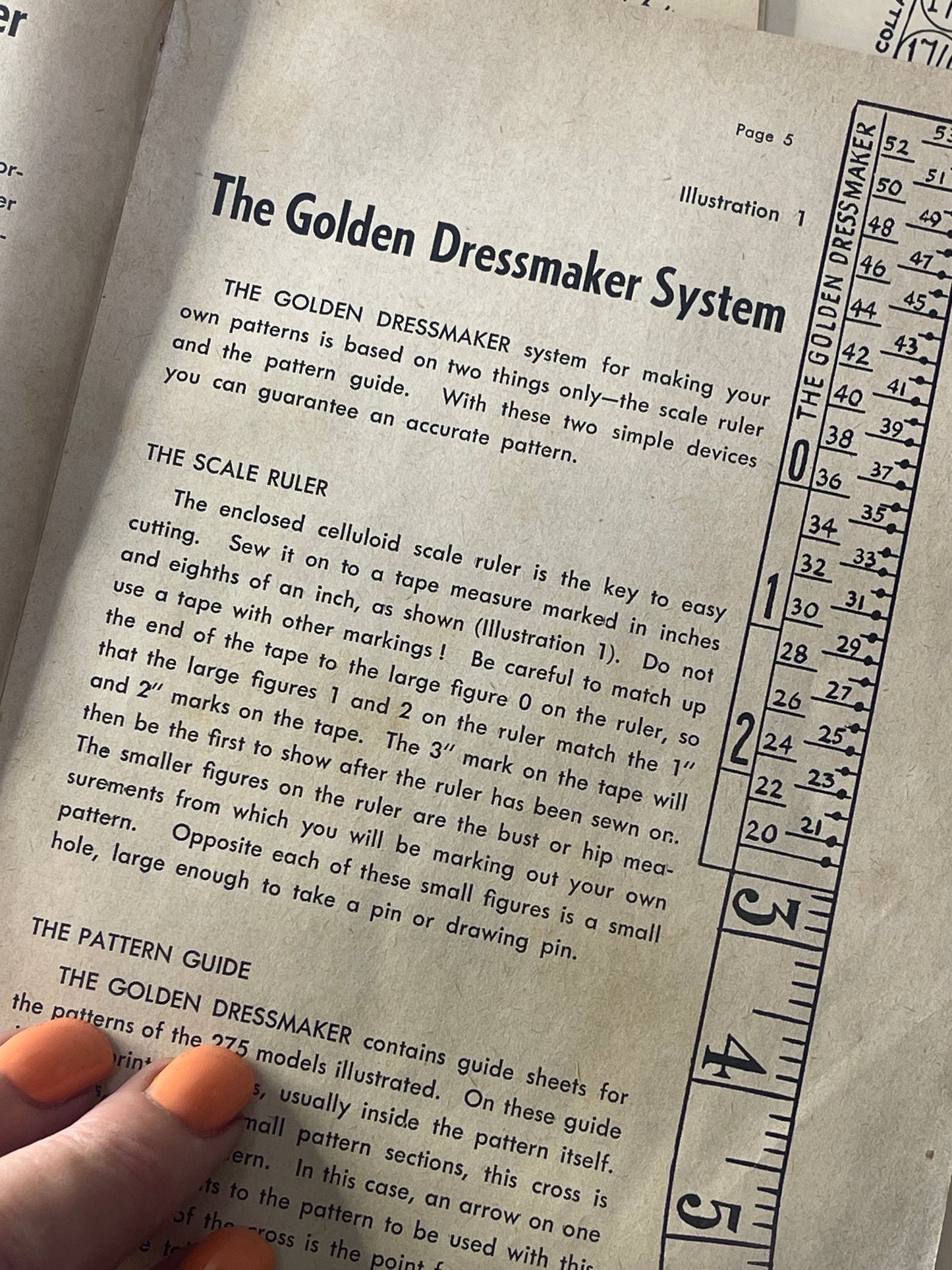 Vintage 50s "The Golden Dressmaker" book by Brecko Publishing Co