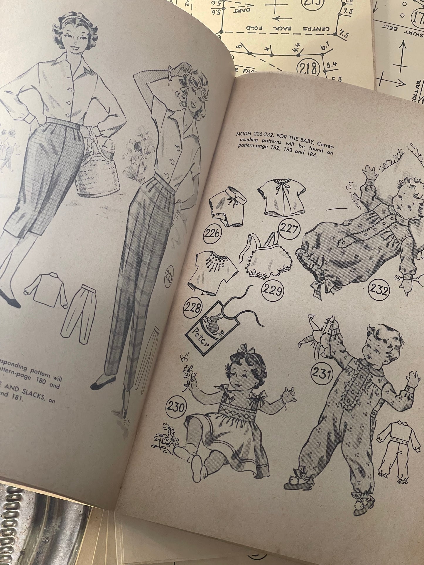Vintage 50s "The Golden Dressmaker" book by Brecko Publishing Co