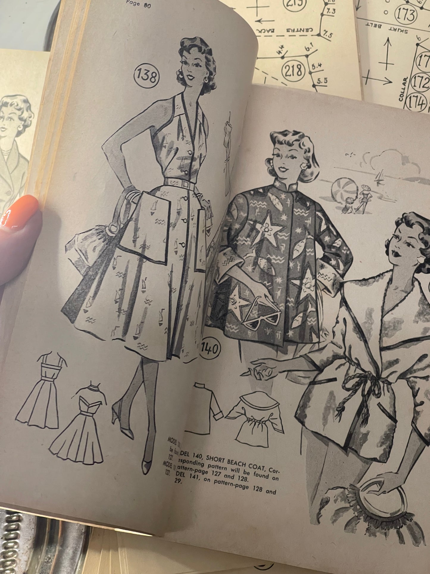 Vintage 50s "The Golden Dressmaker" book by Brecko Publishing Co