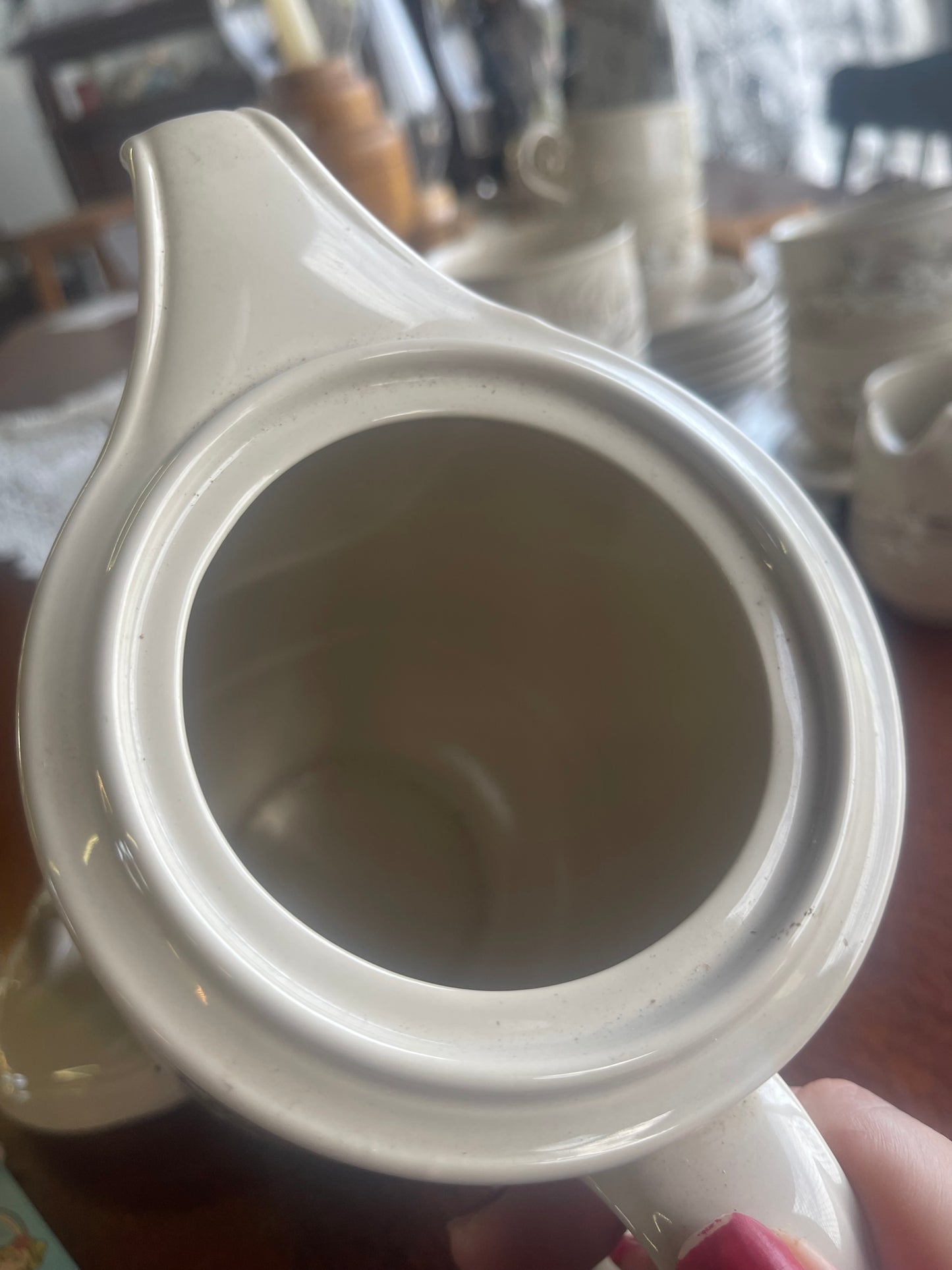English Poole Pottery, Oven to Tableware “Mandalay” Coffee Set