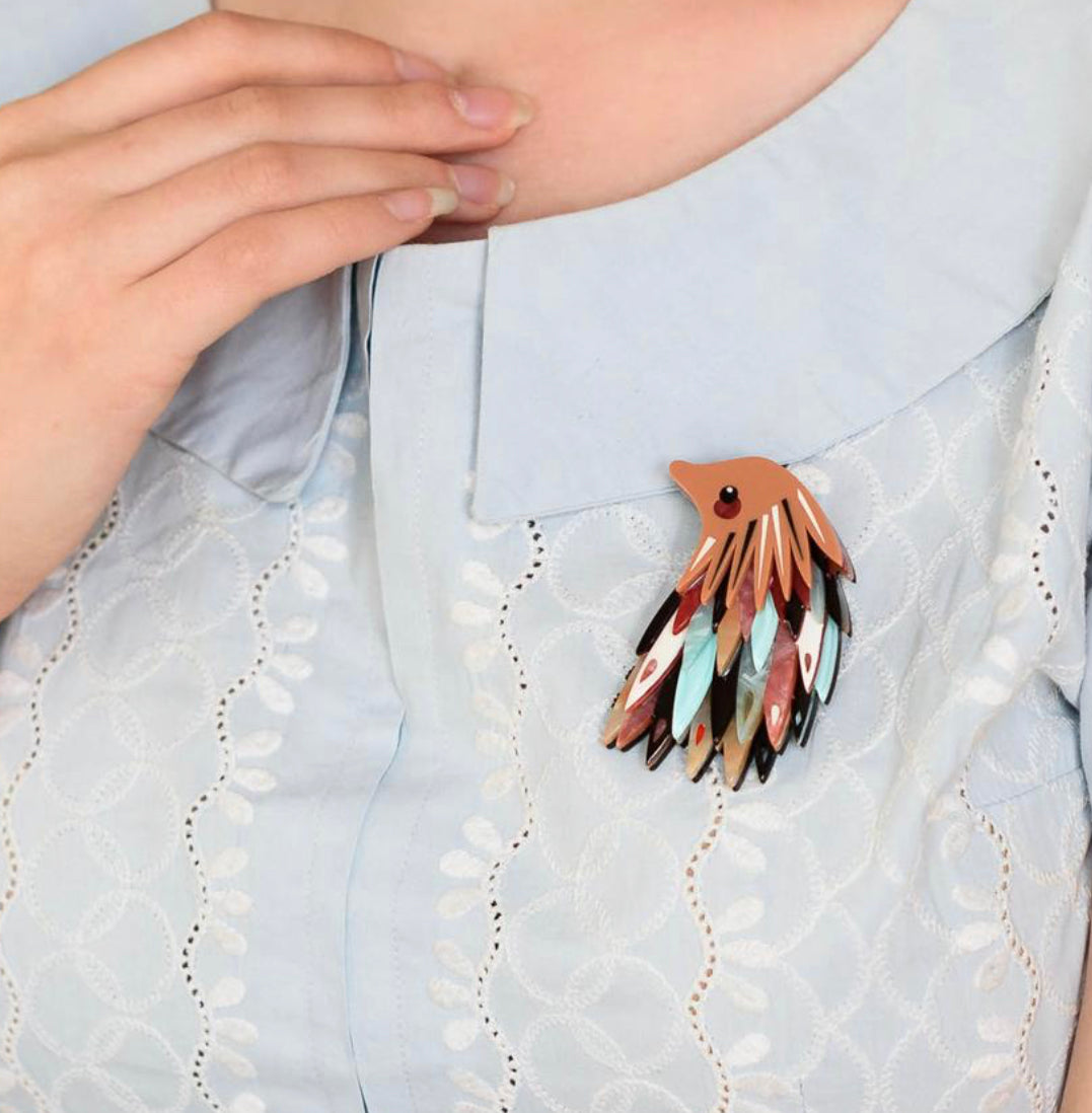 The Elusive Echidna Brooch (2020) by Erstwilder