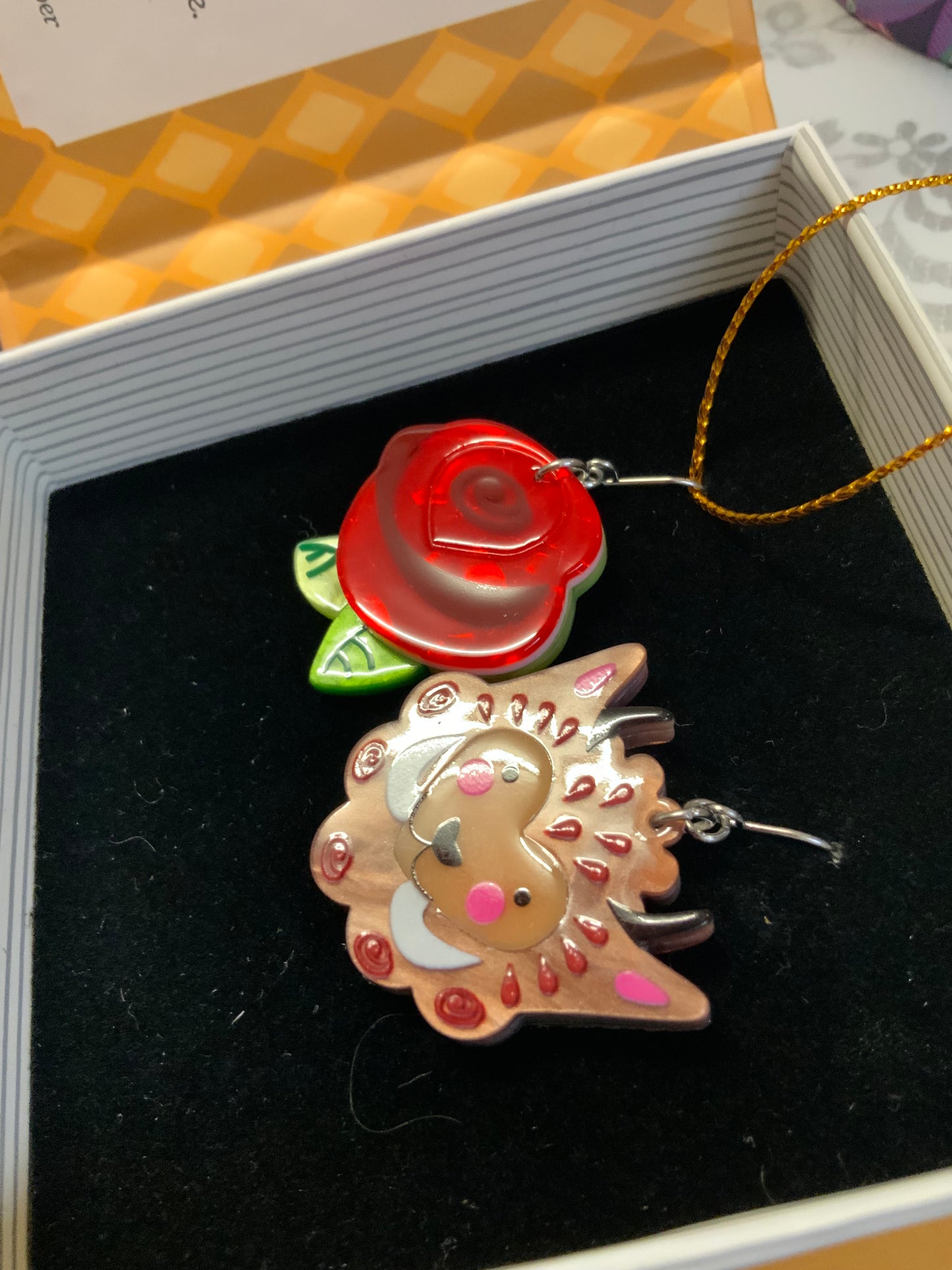 The Last Petal Drop Earrings (2024) by Erstwilder and Pete Cromer