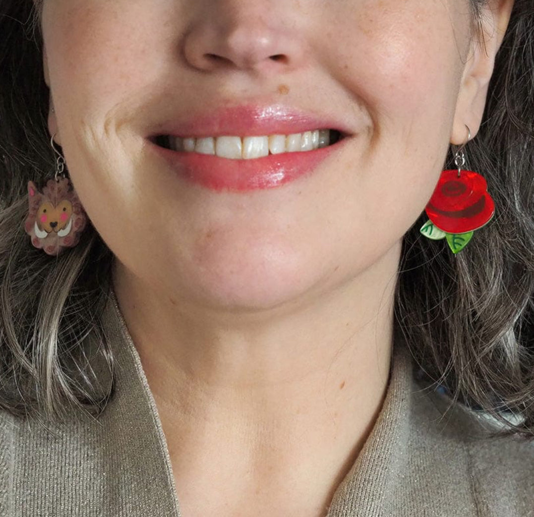 The Last Petal Drop Earrings (2024) by Erstwilder and Pete Cromer