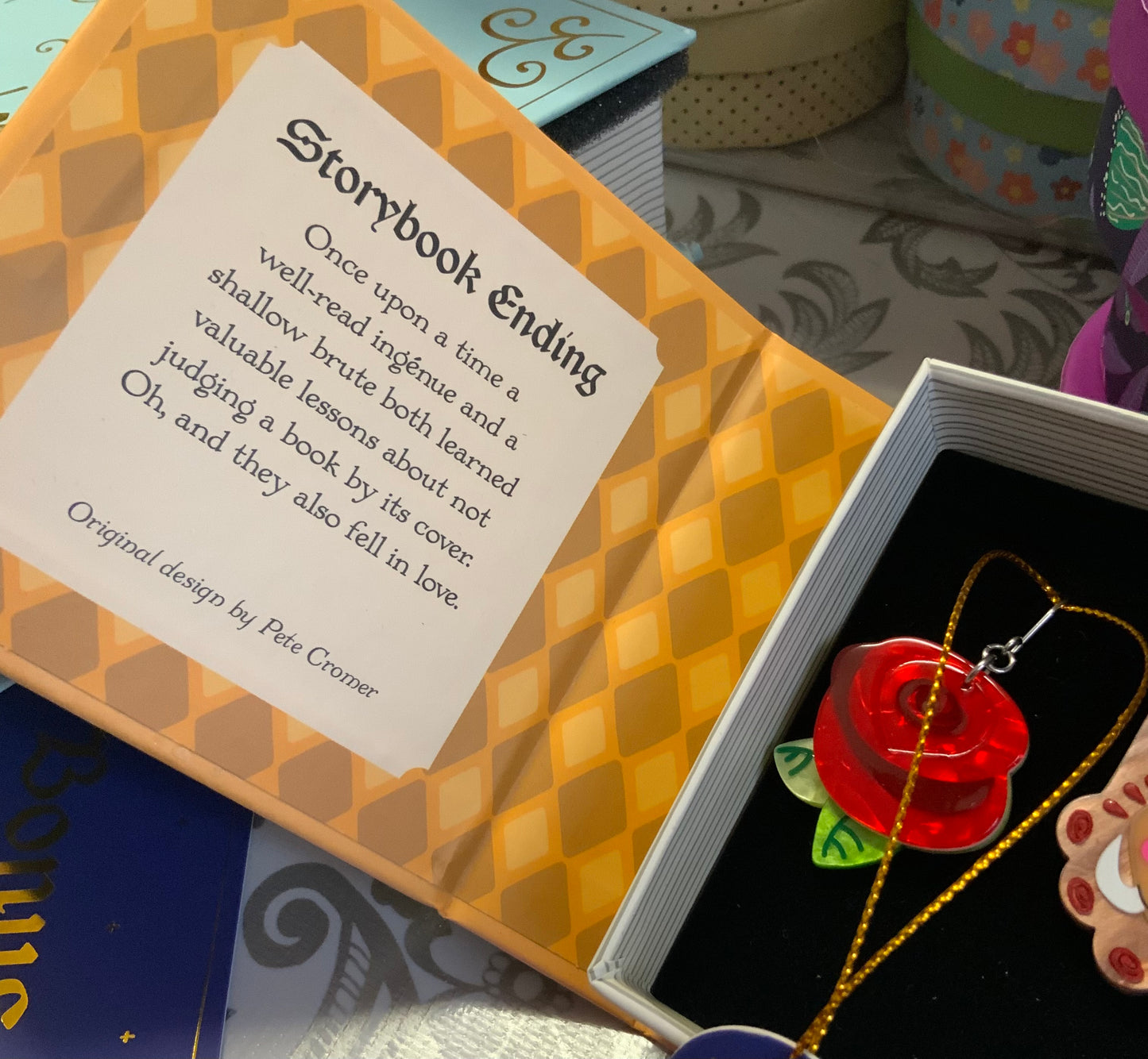 The Last Petal Drop Earrings (2024) by Erstwilder and Pete Cromer