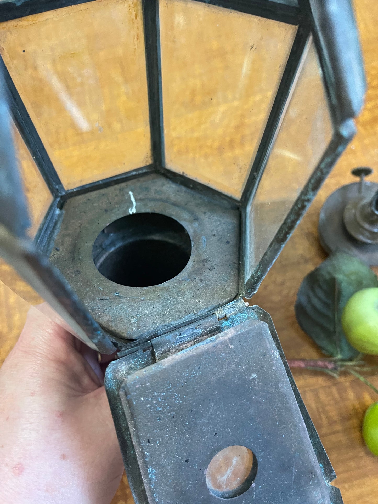 Antique Brass Coach Lamp