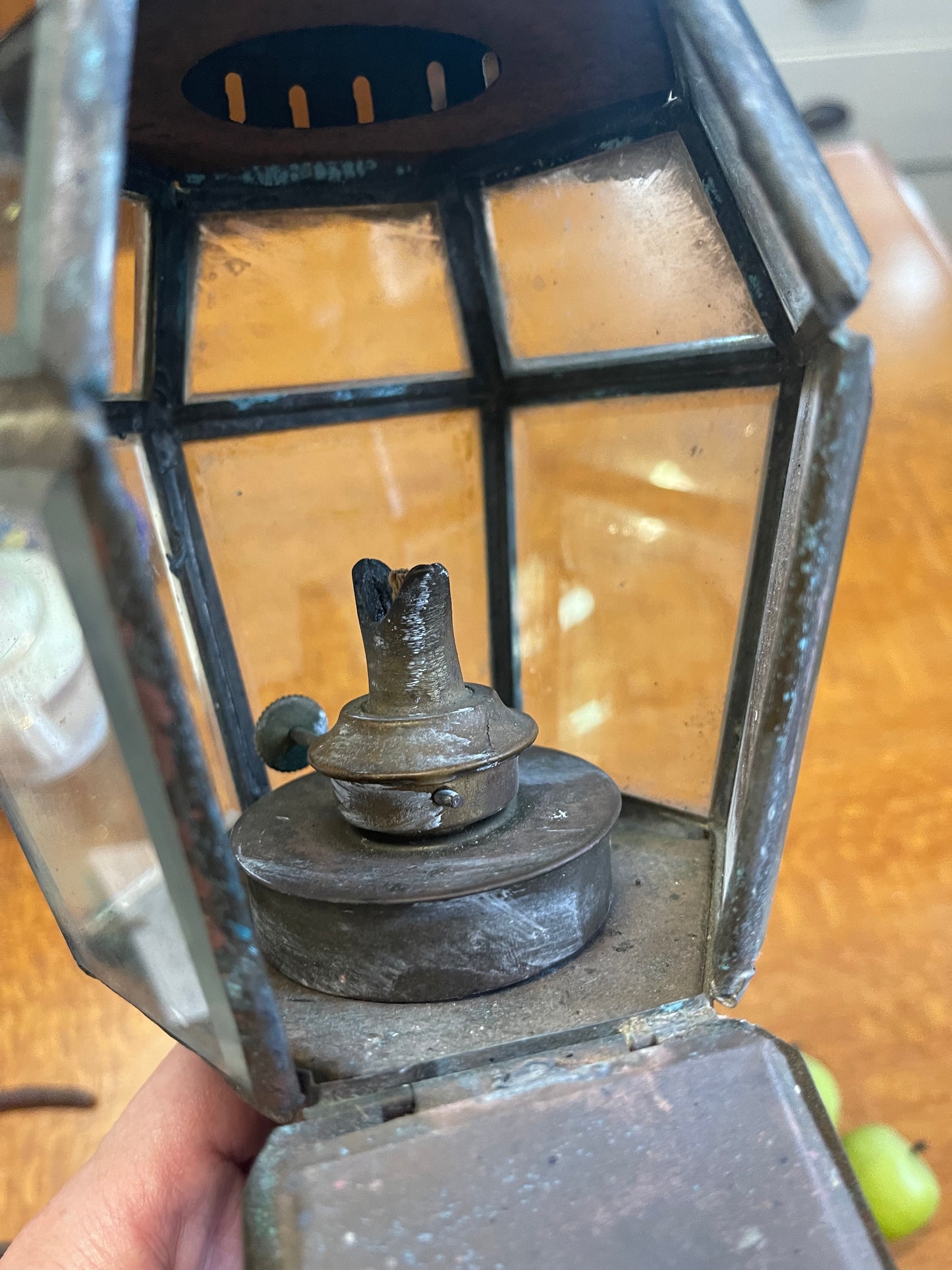 Antique Brass Coach Lamp