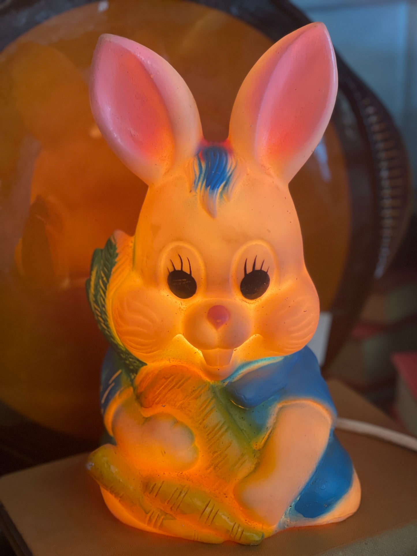 Vintage Rabbit Bunny Night Light 1980s Netta Australia