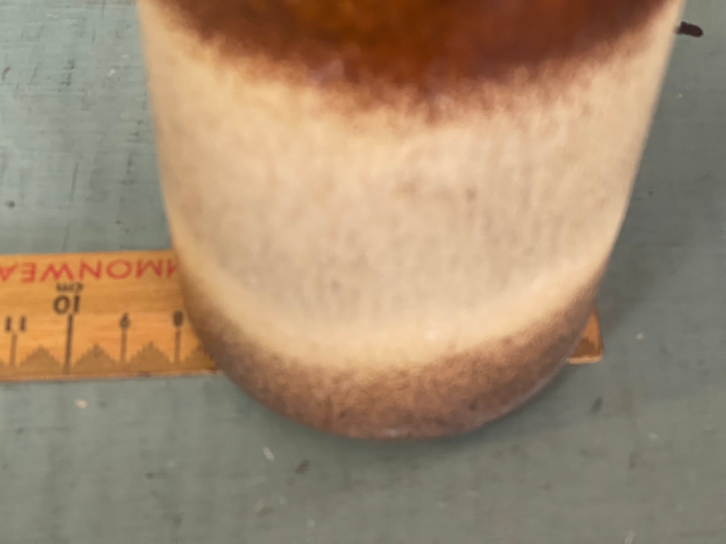 West German Pottery Vase, Earthy Tones Scheurich 401-20