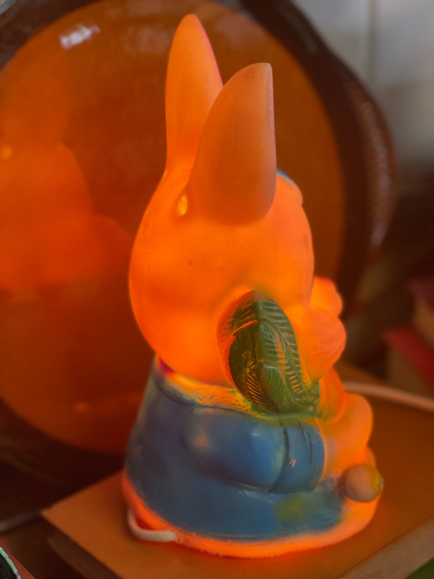 Vintage Rabbit Bunny Night Light 1980s Netta Australia