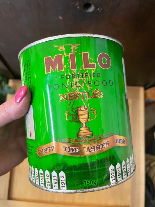 Vintage original 2008 Milo The Ashes 1877-1939 Commemorative Tin