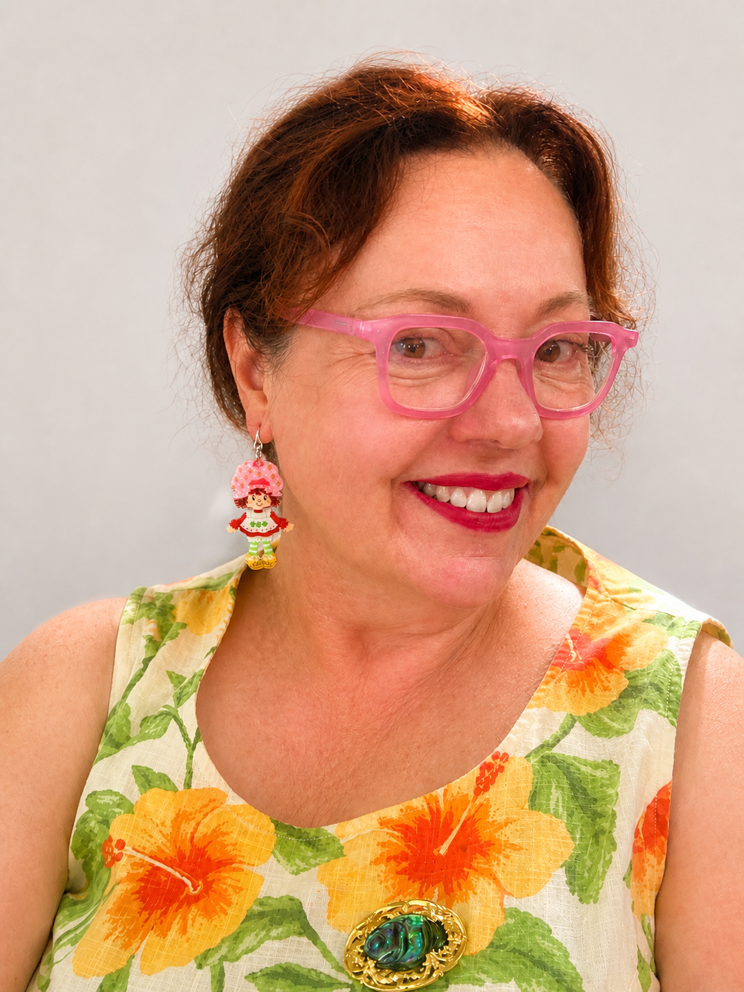 Erstwilder “Sweet Strawberry Shortcake” Drop Earrings – Boxed