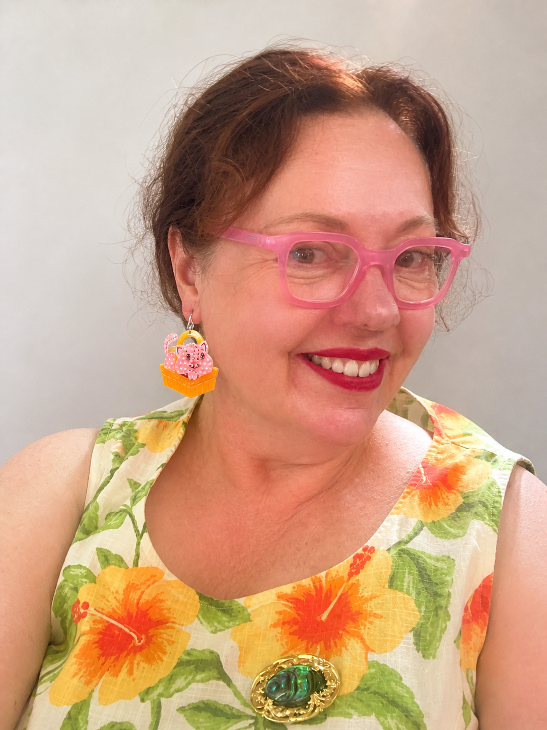 Erstwilder “Cozy Custard Cat” Drop Earrings – Boxed