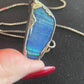 Australian Boulder Opal Pendant in Solid Silver