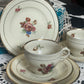 Vintage 1920s Kjøbenhavns Porcelain Tea Cups Set, Maleri KPM