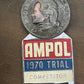 1970 Ampol Trial Competitor badge commemorating the 200th anniversary of Captain James Cook's landing in Australia.