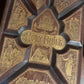Antique Victorian Parallel Column Large Family Bible c.1884