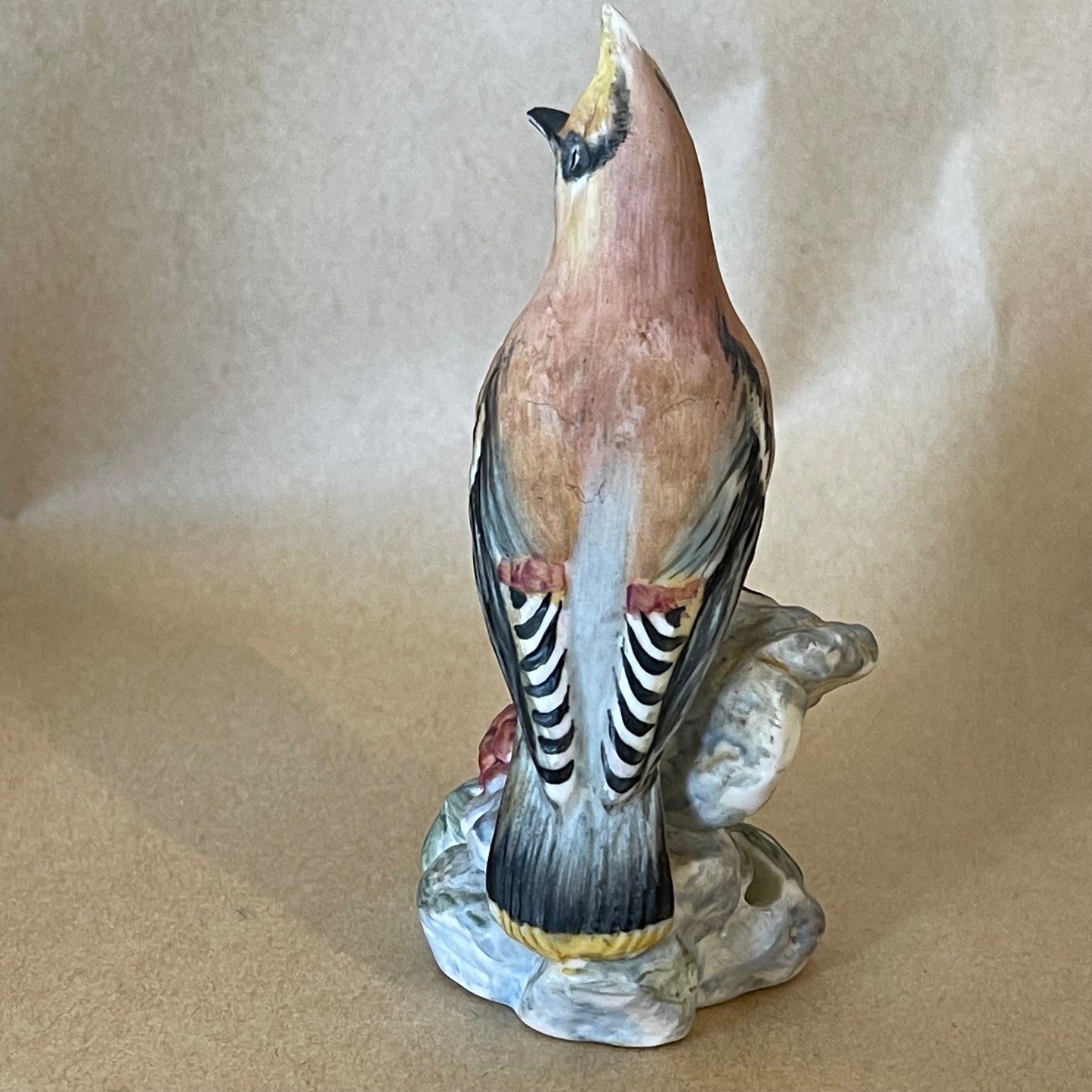 Royal Worcester Hand Painted Bone China Waxwing Figurine - 3648