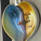 Vintage 1930s Noritake Japan Horse Hound Hunting Scene Heart Shaped Dish