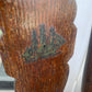 Vintage Oak Windsor Dining Chair with Ship Motif
