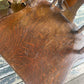 Vintage Oak Windsor Dining Chair with Ship Motif