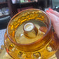 Josef Inwald Two flamingoes Float Bowl Set in Amber c.1930s