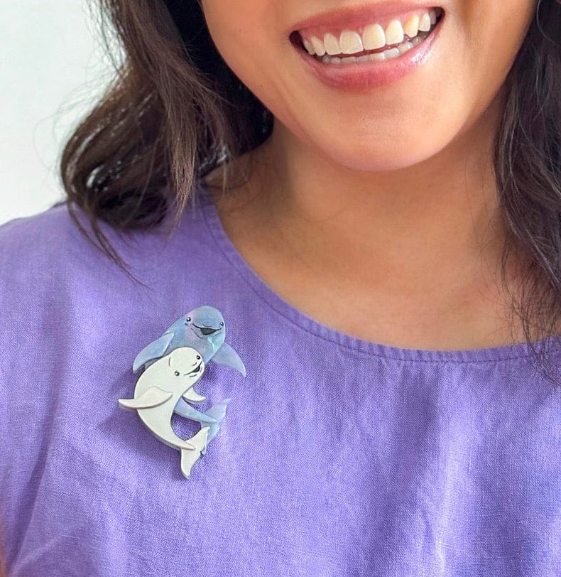 Erstwilder “ The Yangtze Finless Porpoises” Brooch – The Rarest Kind Collection (2026)