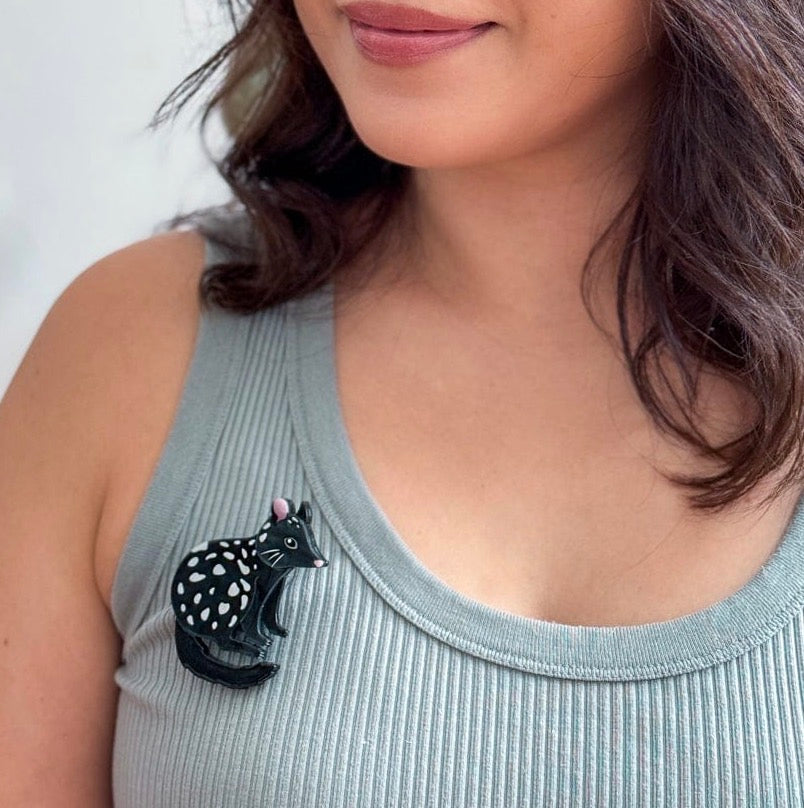 Erstwilder “ Eastern Quoll” Brooch – The Rarest Kind Collection (2026)