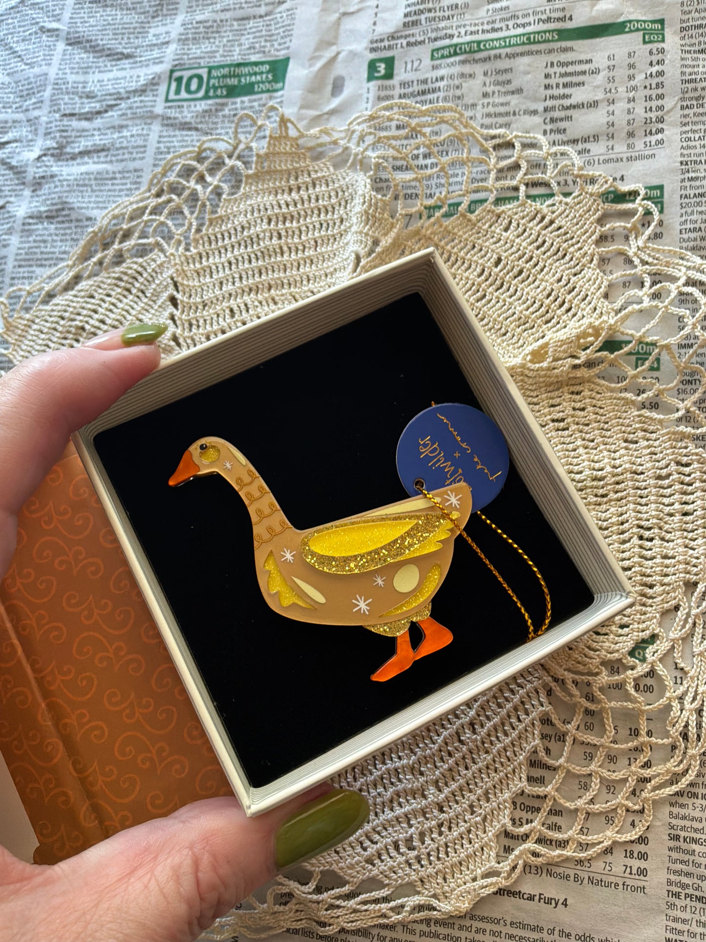 Erstwilder “Solid Investment” Brooch – Pete Cromer Fairy Tales Collection (2026)