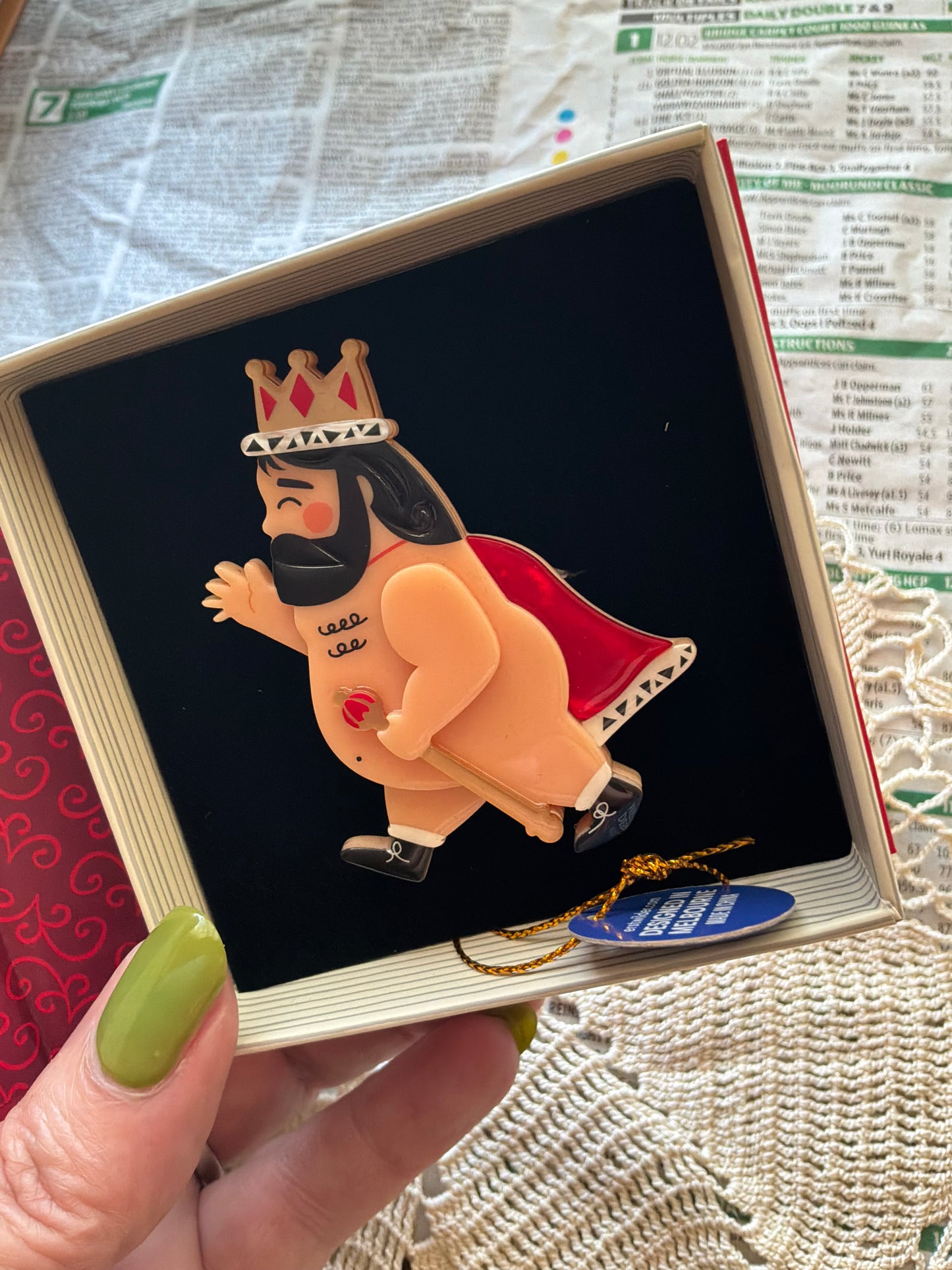 Erstwilder “Fashion Sense” Brooch – Pete Cromer Fairy Tales Collection (2026)