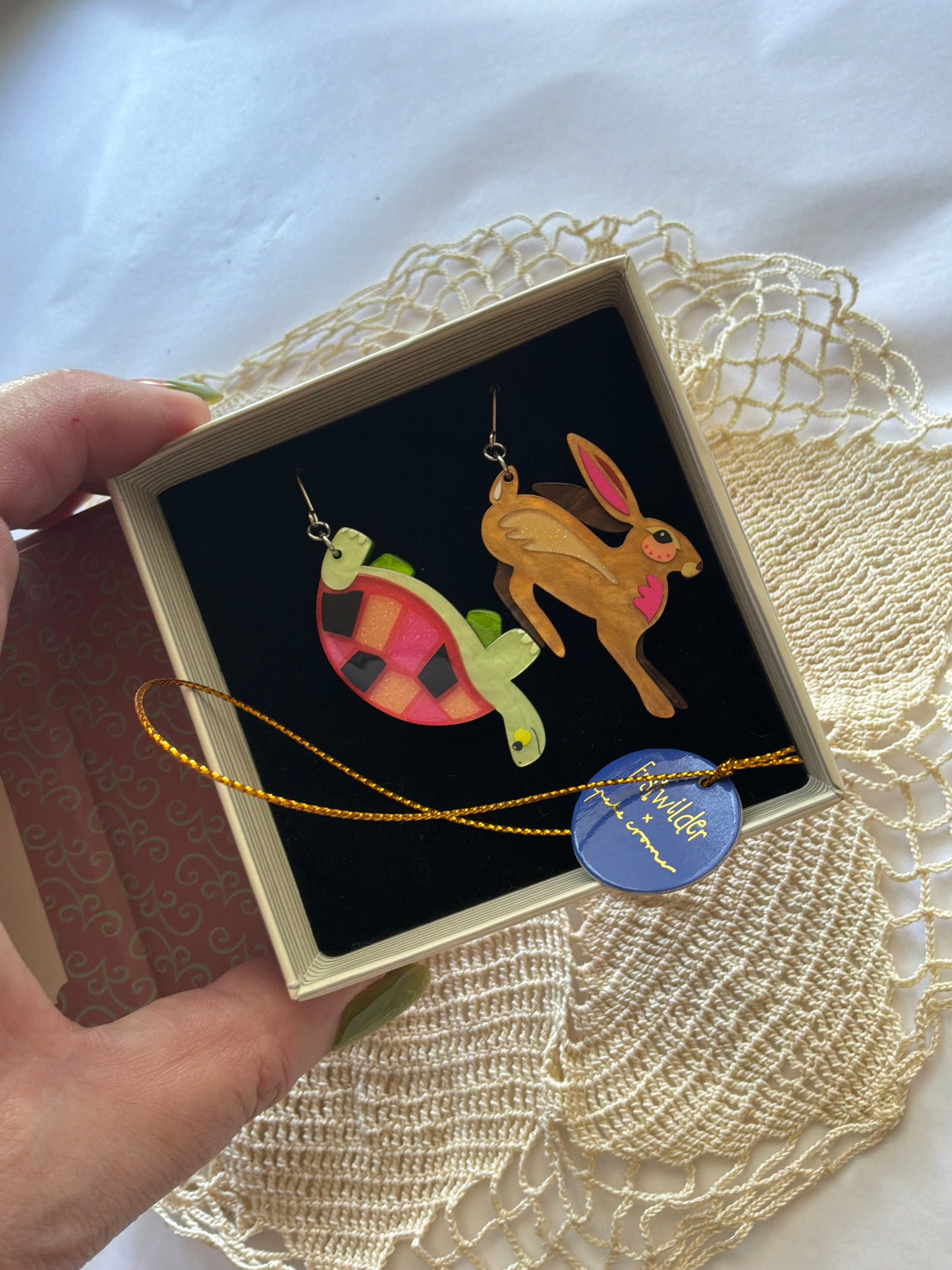 Erstwilder “ Lesson Learned ” Drop Earrings – Pete Cromer Fairy Tales Collection (2026)