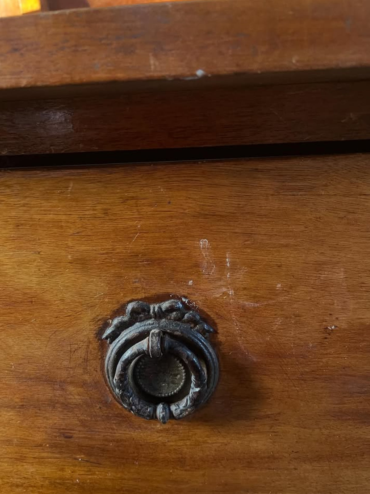 1920s–30s Queensland Maple Dressing Table (Original Brass Handles)