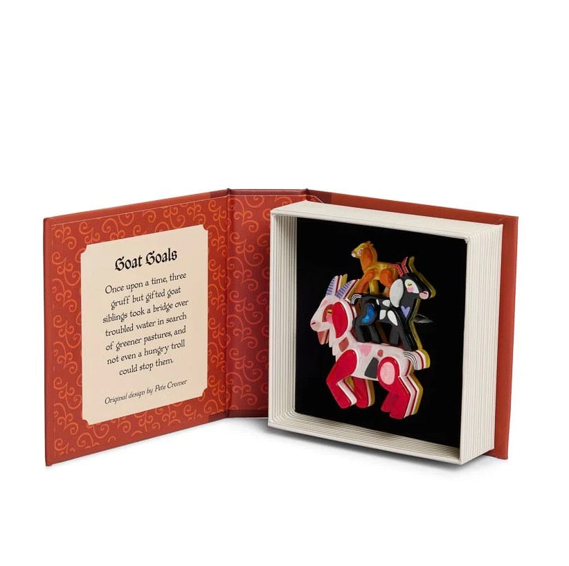 Erstwilder “Goat Goals” Brooch – Pete Cromer Fairy Tales Collection (2026)
