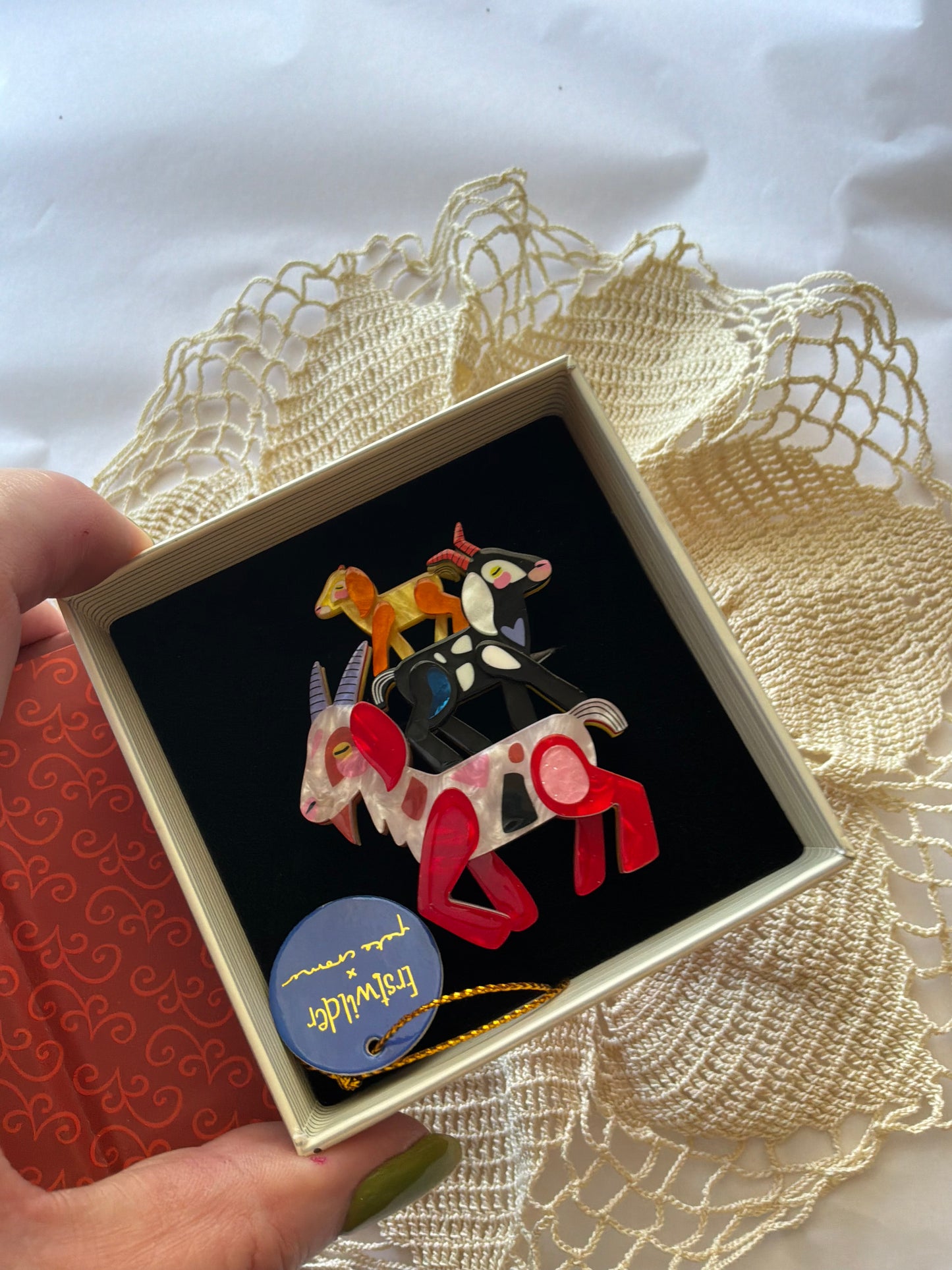 Erstwilder “Goat Goals” Brooch – Pete Cromer Fairy Tales Collection (2026)