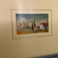 Vintage Mediterranean Miniature Landscape (Framed) — 1970s style