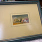 Vintage Mediterranean Miniature Landscape (Framed) — 1970s style
