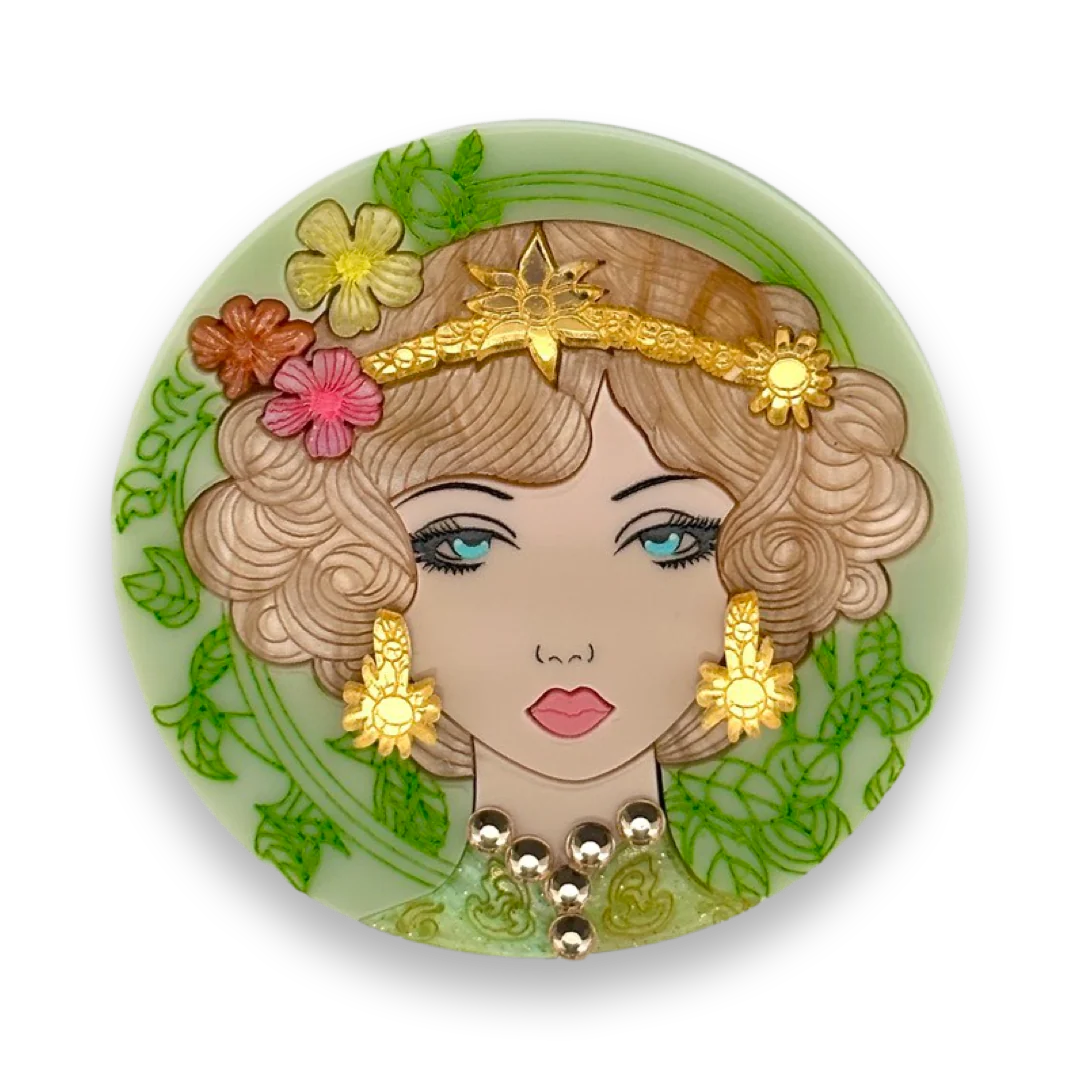 Spring Muse Brooch by Wintersheart Whimsy