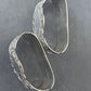 Vintage set of 2 silver plate napkin rings for Fred and Peg c.1956