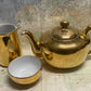 Royal Worcester Gilded Tea Set- Teapot, Creamer & Sugar Bowl – c.1930s–1950s