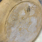 Vintage Chalkware Floral Wall Plate – Large Raised Flower Design