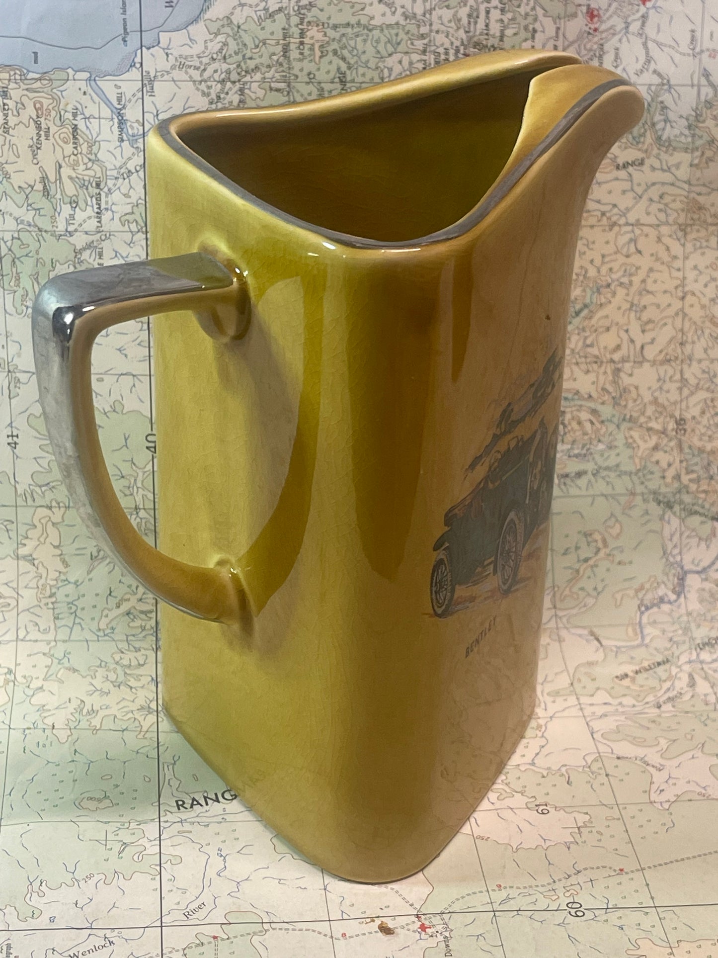 Vintage Wade Ware Motoring Jug – Bentley & Alfa Romeo