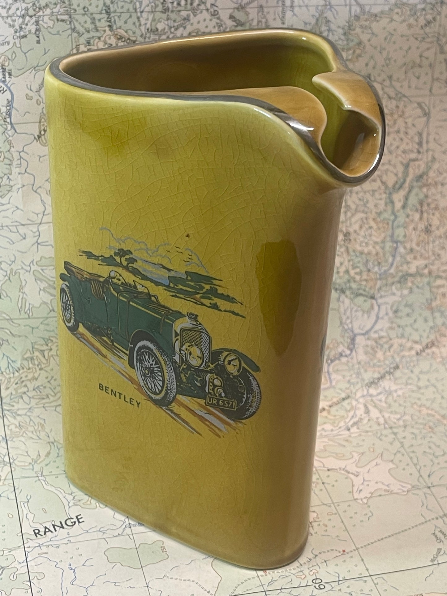 Vintage Wade Ware Motoring Jug – Bentley & Alfa Romeo